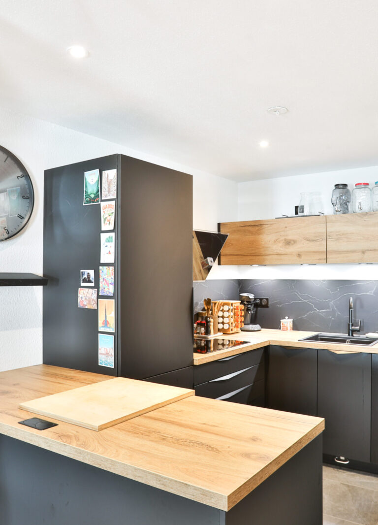 Appartements, cuisine equipee